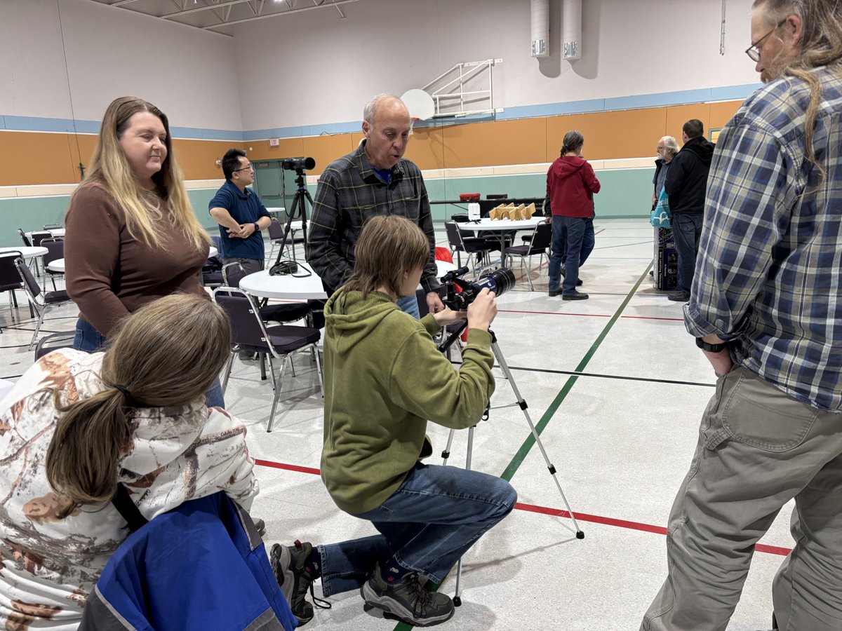 RASC_Winnipeg's tweet photo. A look back at the well-attended 2026 Spring Telescope Tune-Up event.
#astronomy #telescope #rasc_winnipeg #RASC #winnipeg https://t.co/xMHqnsT73U