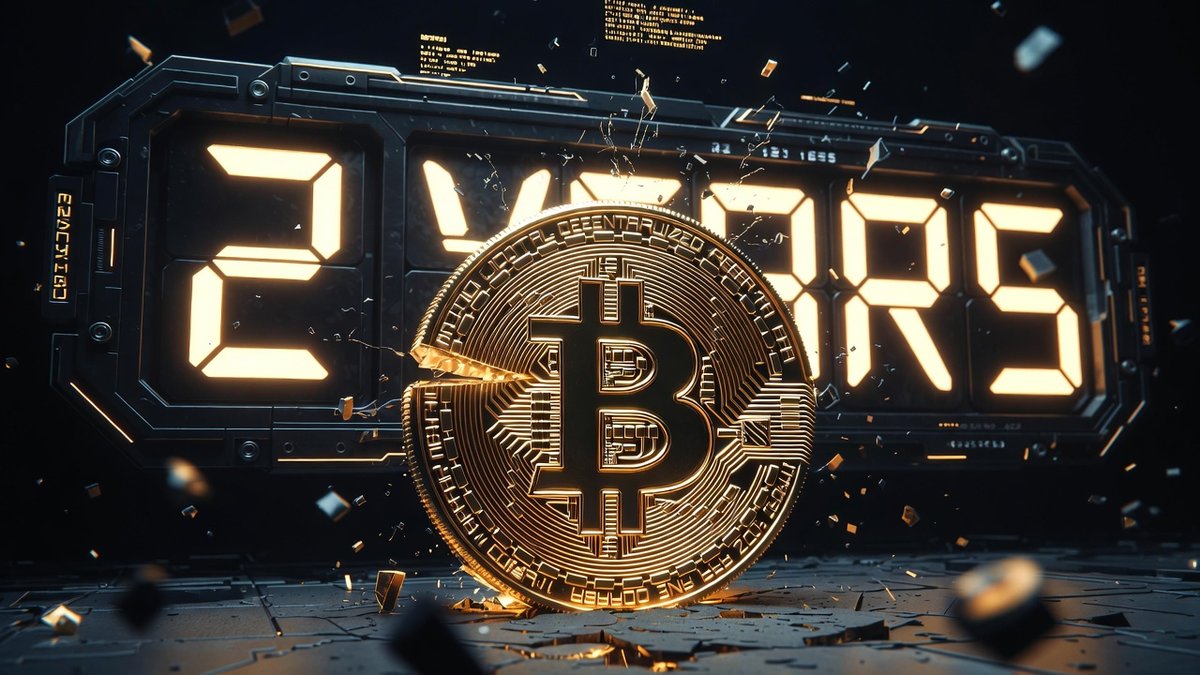 HalvingReport's tweet photo. We're about 2 years away from the 2028 Bitcoin halving. The clock is ticking. https://t.co/JNBQ1a14qd