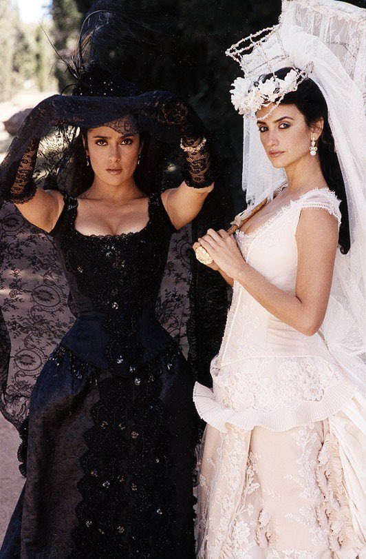 Salma Hayek and Penélope Cruz
promo for Bandidas, 2006