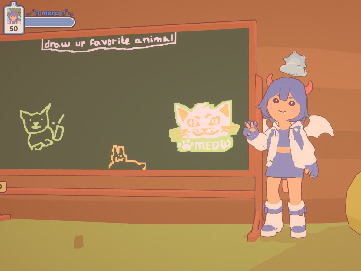 OhMaraOhMara's tweet photo. doodled again in @OnTogetherGame hehe ( •̀ .̫ •́ )✧ https://t.co/UVeDyuZVKf