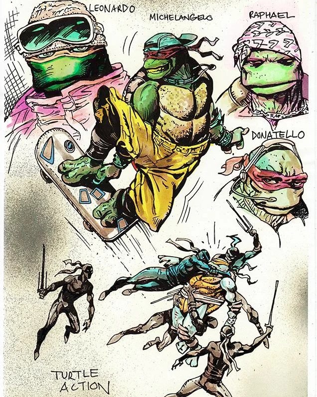 LegoNews5's tweet image. Concept Art for Hallmark's Canceled 'Teenage Mutant Ninja Turtles' Special 

#TeenageMutantNinjaTurtles #Hallmark #ConceptArt