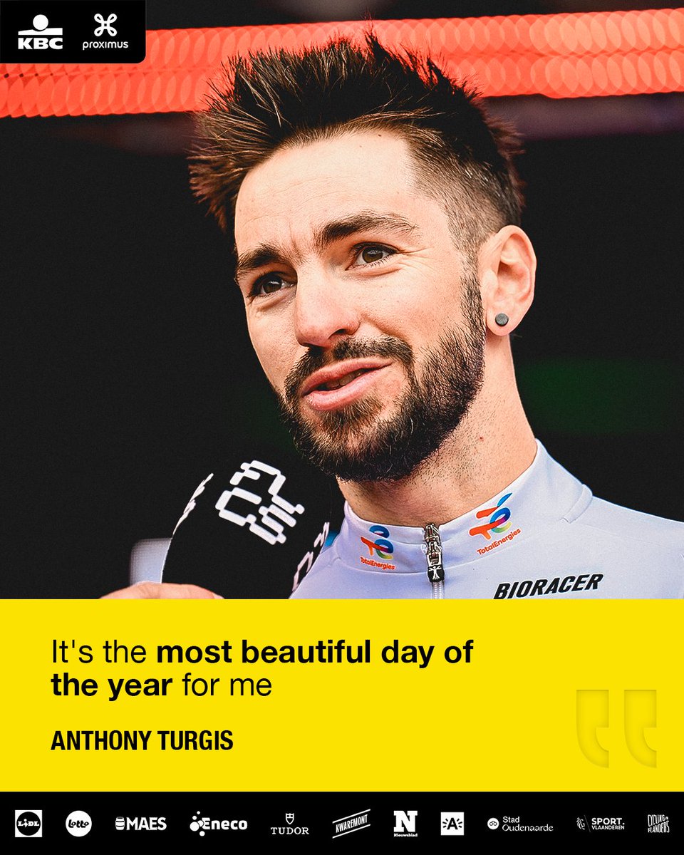 RondeVlaanderen's tweet photo. We all agree, Anthony! 😍 #RVV26 https://t.co/a2fV376obS