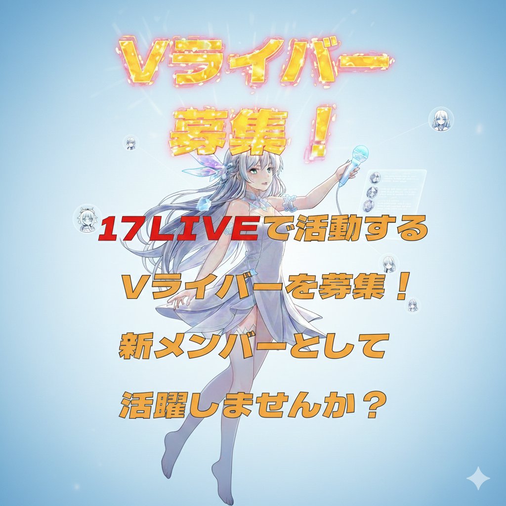 FanStarLive_17's tweet photo. ／
#17LIVE Vライバー
4月度オーディション実施中🎉
＼

配信アプリ17LIVEで活動する #Vライバー を大募集！

☑️配信未経験者大歓迎！
☑️スマホ1台から始められる！
☑️楽しみながら稼げる！

公式LINEを登録して今すぐエントリー😉
https://t.co/ZP5CJoBkvB

#オーディション 
#FanStarLive https://t.co/8Y4uO8EQfF