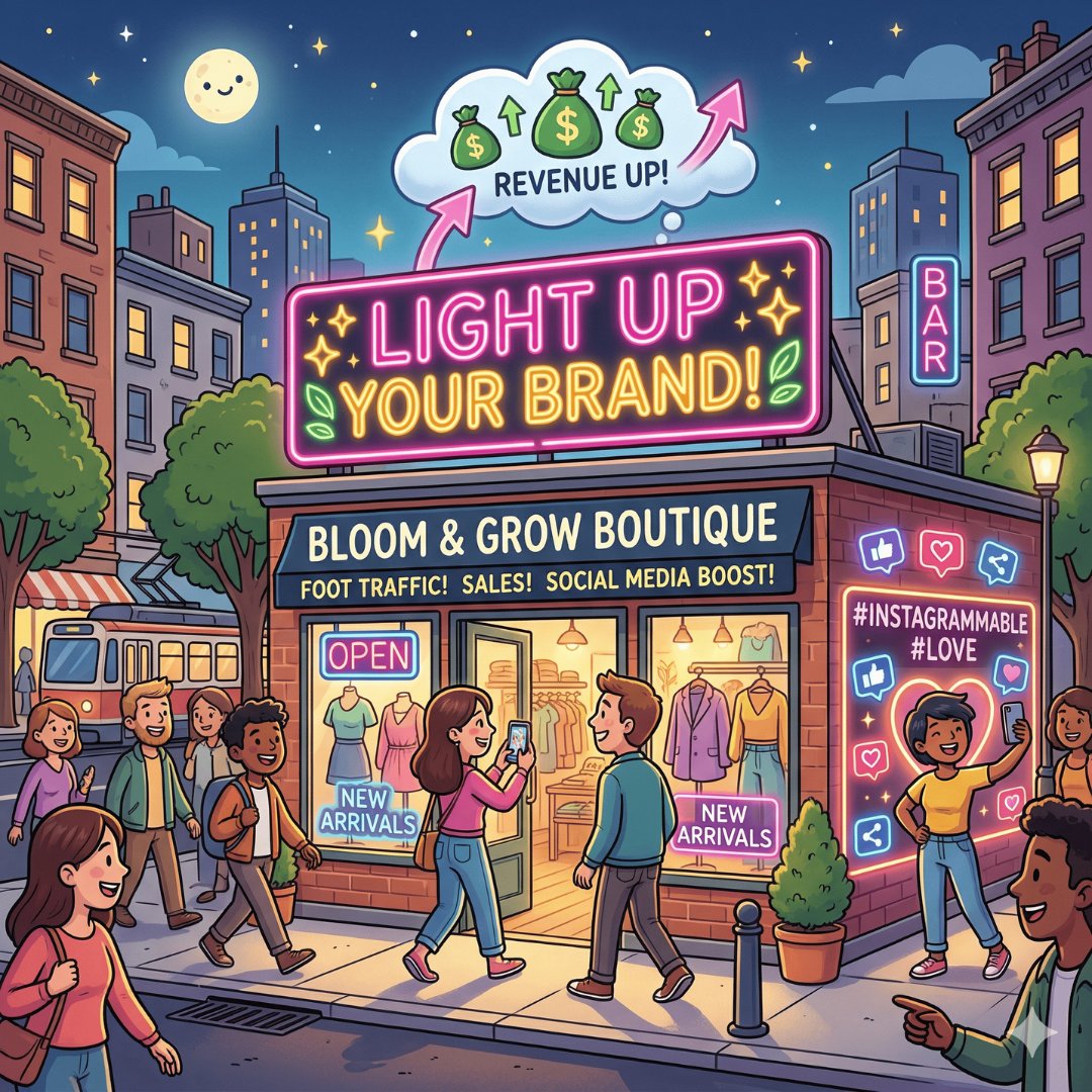 FLCustomMerch's tweet photo. Glow Your Brand

Custom neon signs make your business impossible to ignore, driving foot traffic, boosting visibility, and strengthening your brand—all with high ROI. https://t.co/mkNpUogvyF https://t.co/9fMam7FpeW