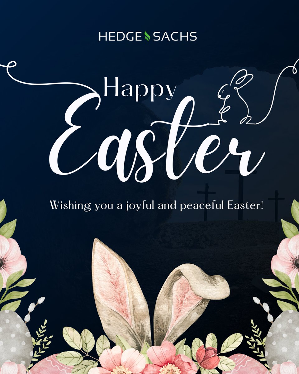 Hedgeandsachs's tweet photo. Wishing you a joyful and peaceful Easter filled with hope, renewal, and new beginnings.
May this season bring happiness, prosperity, and success to you and your loved ones. 🌷🐣✨

Happy Easter from Hedge and Sachs! https://t.co/w7dT2zrSRJ