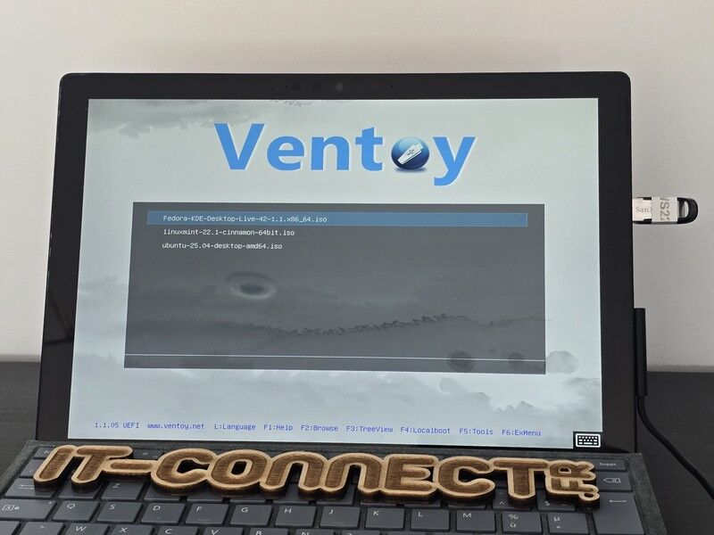 ITConnect_fr's tweet image. 🧰 Ventoy, la clé #USB bootable pour tous vos #ISO

Fini les reformatages à répétition 🔁
Fini les clés dédiées à chaque ISO ❌

➡️ Le tuto : it-connect.fr/tuto-creer-cle…

➡️ La vidéo : youtu.be/EXTBVEfXi-U

#Ventoy #MultiBoot #USBboot #OpenSource #Linux #Windows