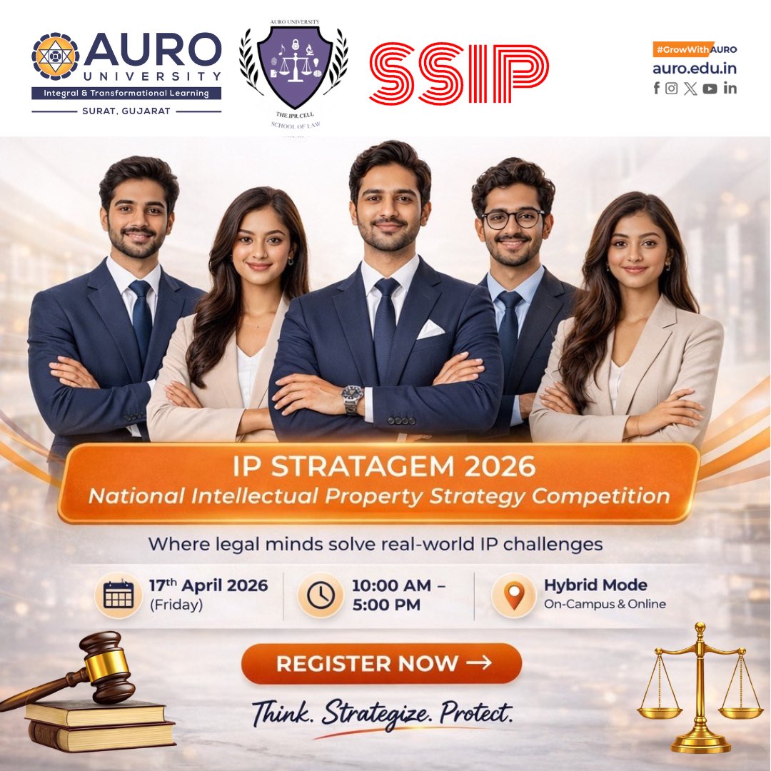 AURO University, Surat tweet media