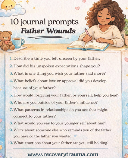 NarcissistBox's tweet image. #journaling #father #prompts