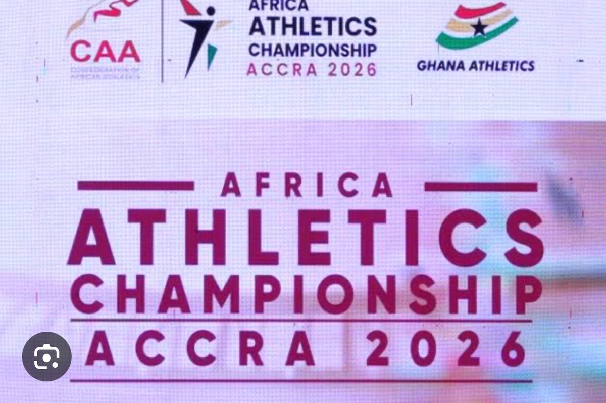 KwekuOA's tweet photo. Accra is about to light up the global athletics map!  Ghana is scheduled to host the 2026 African Senior Athletics Championships in May. Our stadium, our energy, our moment. Africa’s best are coming home: let’s show the world what time it is. #AthleticsGhana #HostNation #GhanaRising