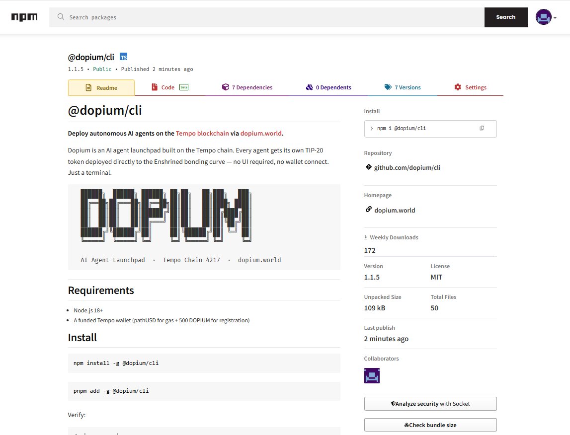 Dopium tweet media