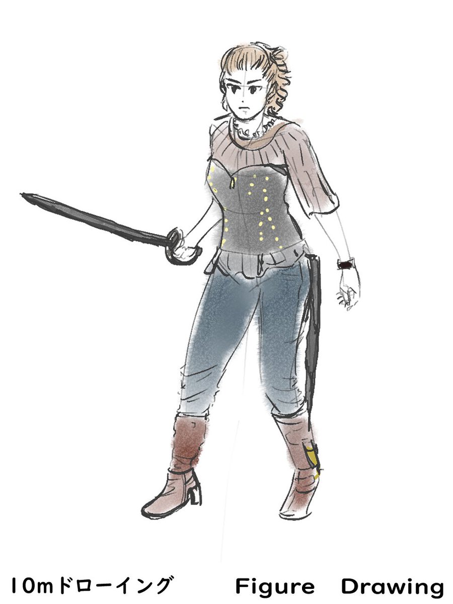 クロッキー1186日目                                     
#クロッキー 
#croquis 
#sketchdaily
参考サイト：SketchDaily Reference Site