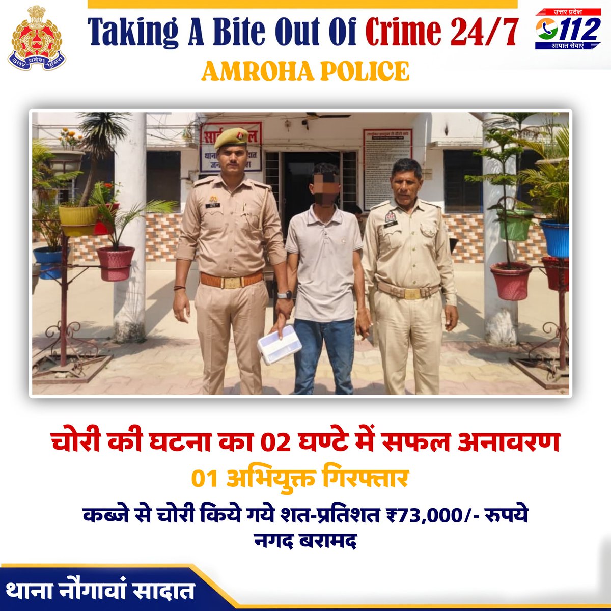 Amroha Police tweet media