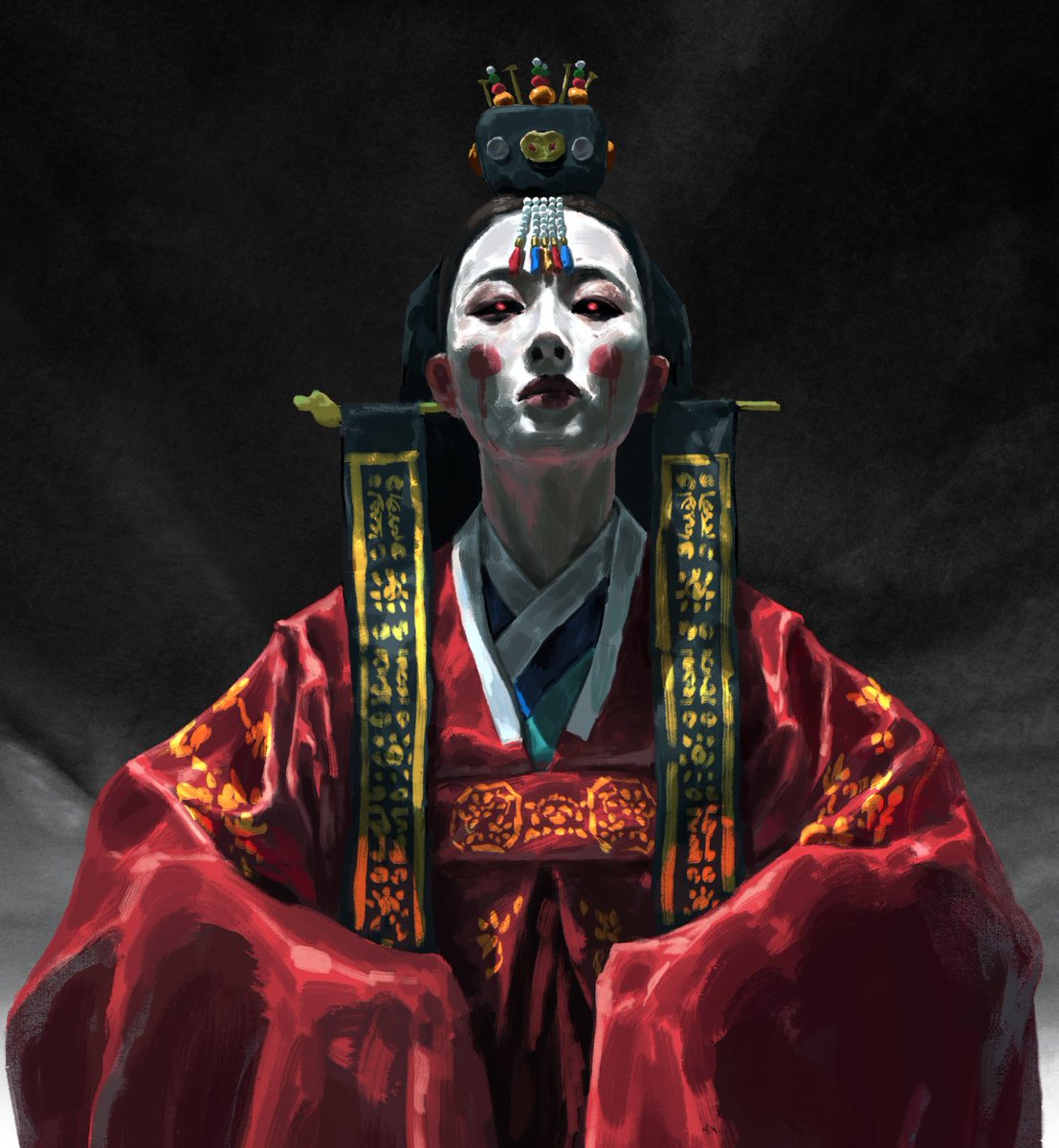 byeongwooyoo's tweet photo. 사고 또는 병고로 인해 혼례를 무사히 치르지 못한 여인은, 처녀 귀신이 되어 구천을 떠돈다. https://t.co/JUwxSTOqQl
