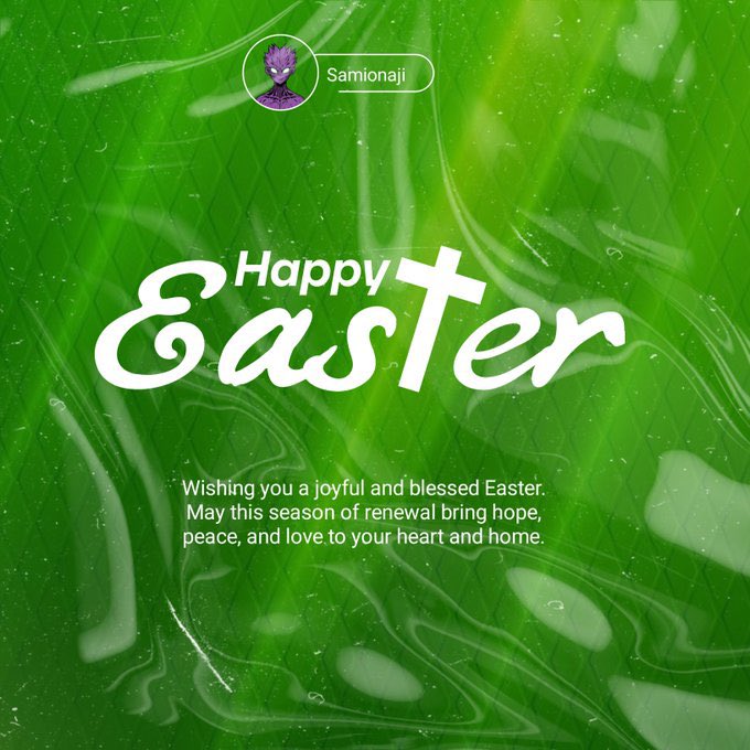 Happy Easter to everyone 💚

Because He lives, we have hope ✨
A season of redemption, hope, and new life.