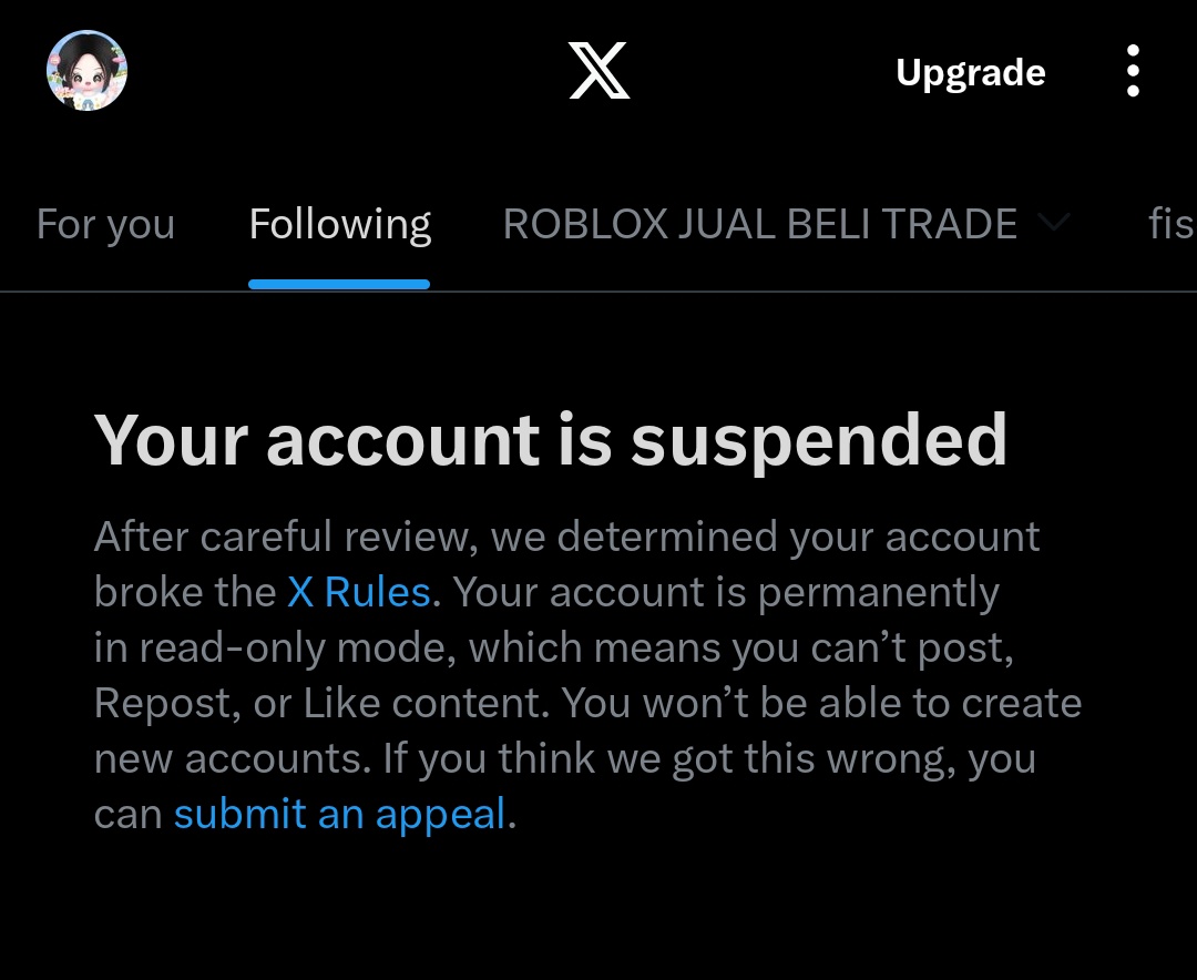 ajiesai's tweet photo. help retweet please?

halu, akunku (@.pageof24) kena mukbang dan aku mau cari moots baru. aku seller bobux dan roblox needs yaa, timakacii. <3

#zonauang https://t.co/bUmUarlZBl
