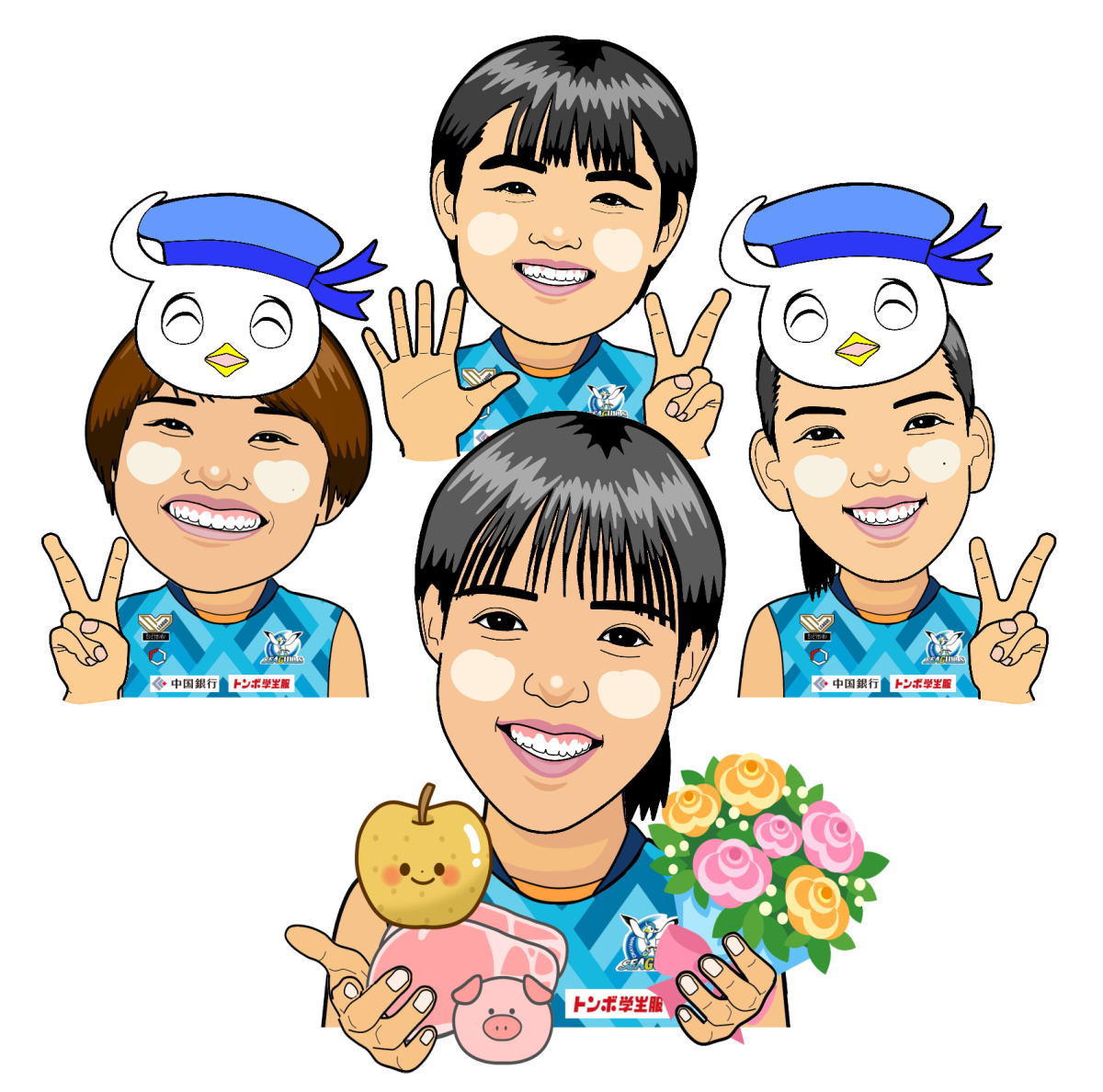 take10641098's tweet photo. 祝！最終戦勝利！７勝目！🏐🎉
終わりよければ、気分は最高！😊
＃岡山シーガルズ
＃ＰＯＭ　＃小松原凛香
たくさんお土産嬉しいね。
ミニウィンディーも参戦させてもらって
ありがとうございました🙏🥰
＃7　＃17　＃27
＃ＳＶリーグ https://t.co/YzvtjjGHBN