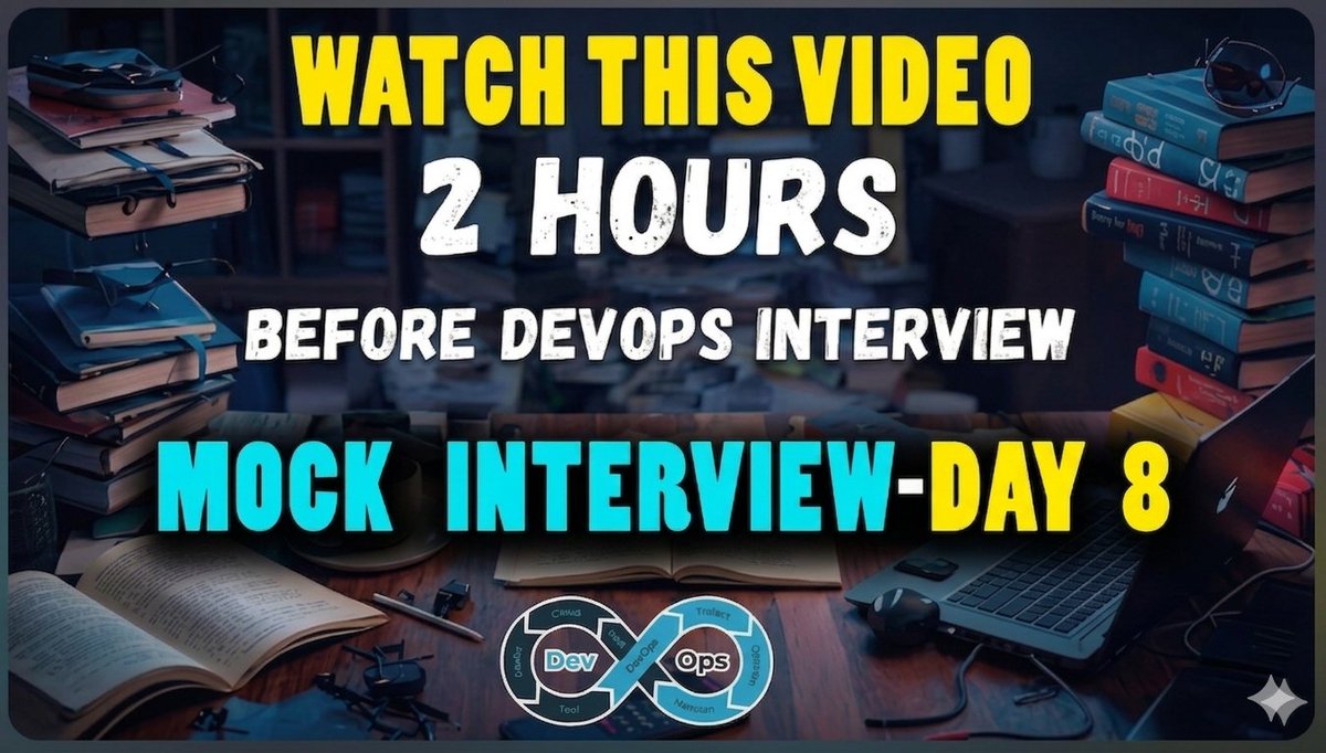 AzadKumar161440's tweet photo. MOCK INTERVIEW - DAY 8

Devops Interview Recordings | Devops
Interview Questions and Answers |
Devops Interview| Devops Easy

Queries Solved in this video?

#devops #devopsproject 
#100DaysChallenge 
#DevOps #Consistency 
#PlacementPrep https://t.co/5nYi0Kh5jr