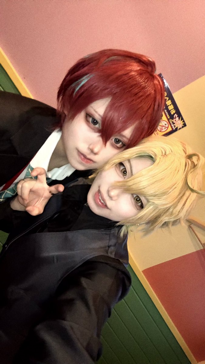yy26_cos's tweet photo. アコは遠すぎるので田舎であやちゃんと念願🥂👔でコスカラ来たよん🎶
👔⇒@s_ym06 https://t.co/akIhUXxsZ8
