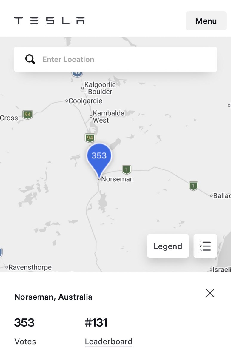 twirtyplanet's tweet photo. WA needs more Tesla superchargers 😅 https://t.co/yBg6kGnaeH
