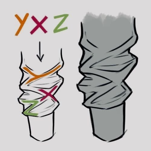 heyjackxx's tweet photo. Method for drawing shirt sleeves, 
part 2. https://t.co/ezK2F6DrO7