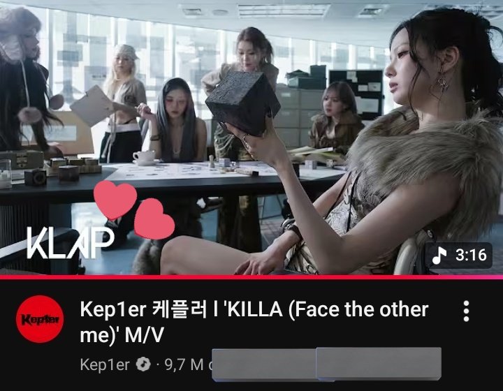 Kep1updates's tweet image. [📢] - Attention Kep1ian! The Youtube views on Kep1er’ “KILLA” music video are important for Music Show wins (MV Views + SNS points) so let’s keep streaming!

#CRACKCODE #KILLA
#Kep1er #케플러 @Official_Kep1er
