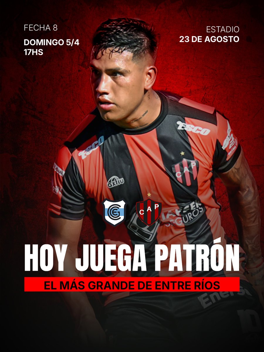 ¡Hoy #JuegaPatrón! 🔴⚫️💪🏾