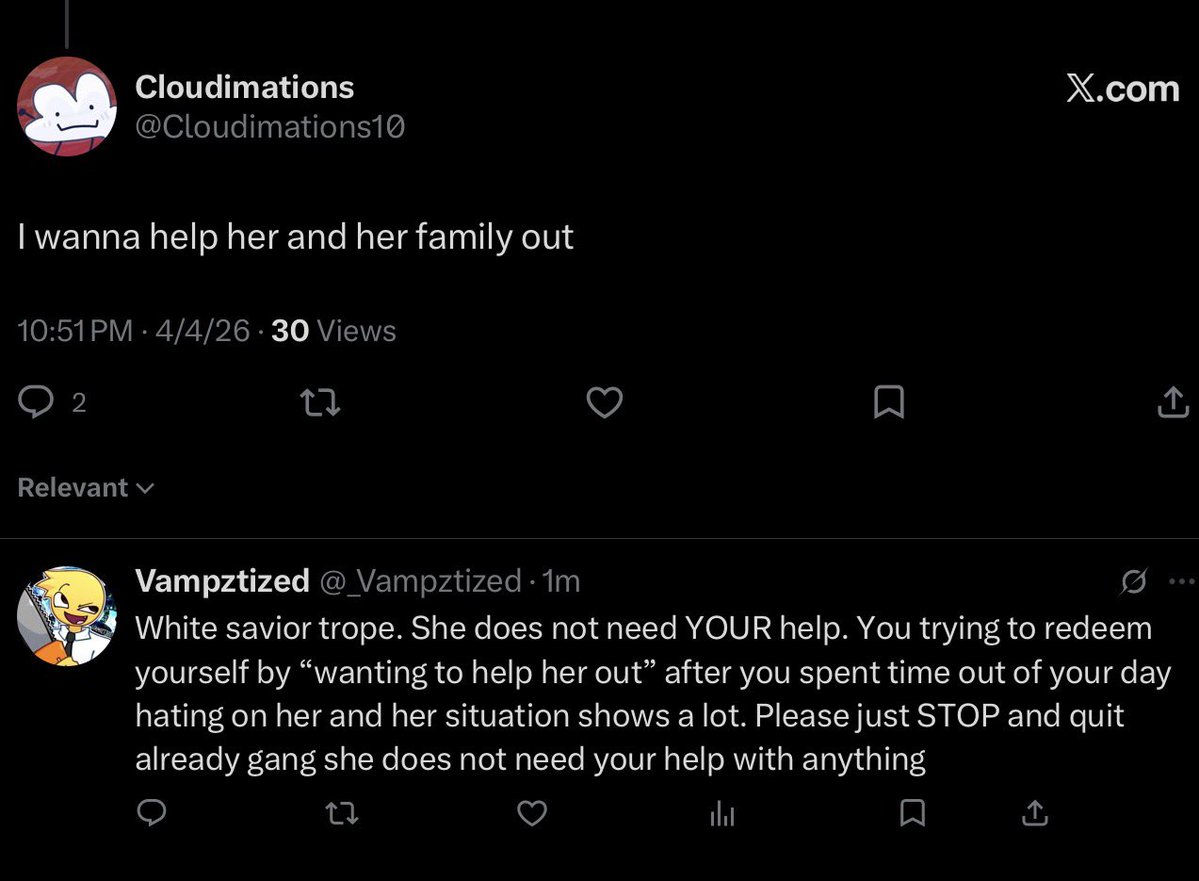 White savior trope at its finest 😭✌️