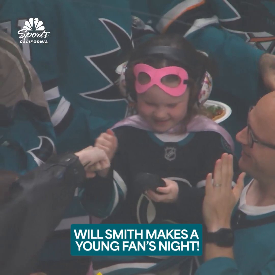 That smile says everything! 😊
(🎥: @NBCSSharks)