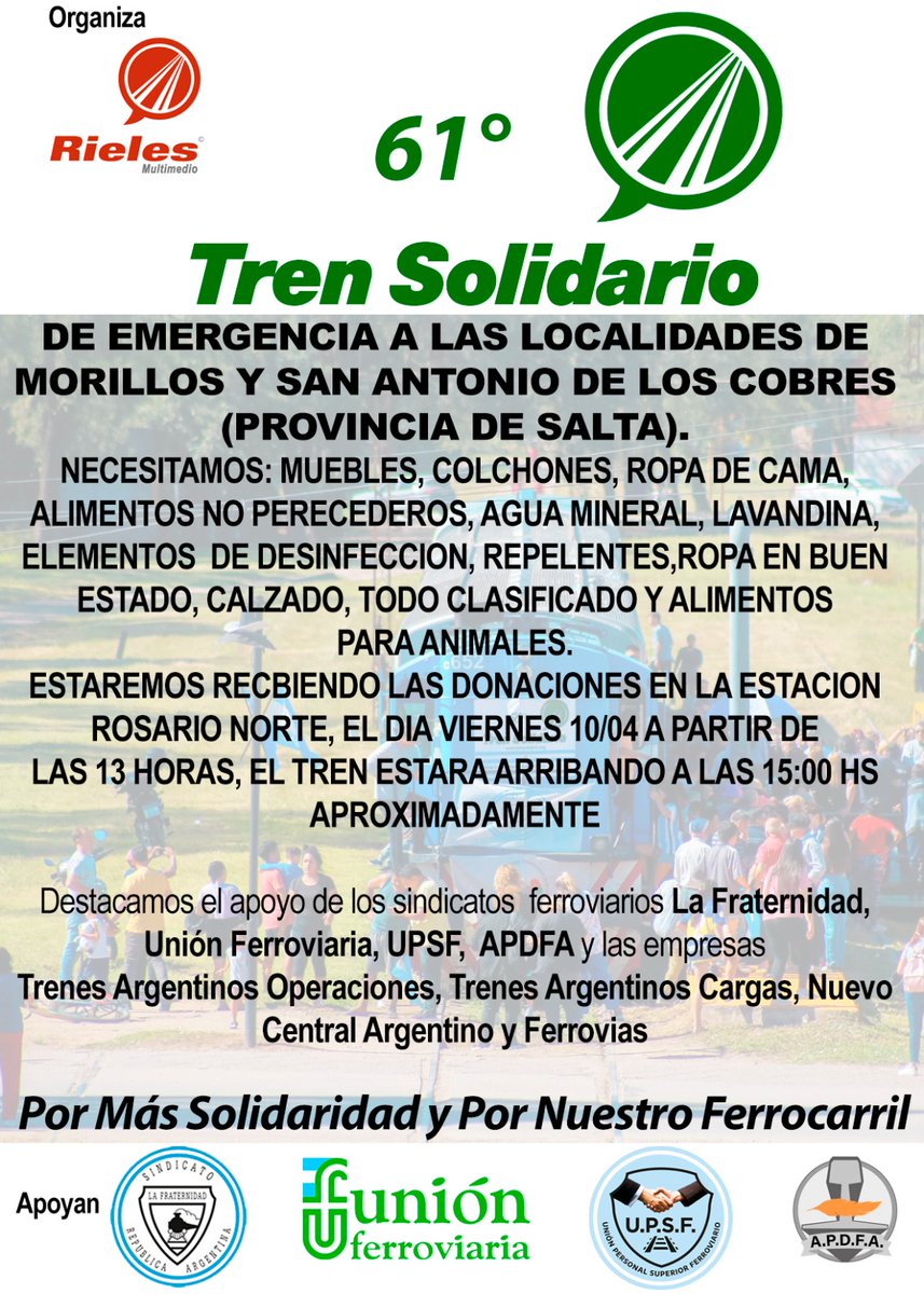 Tren Solidario tweet media