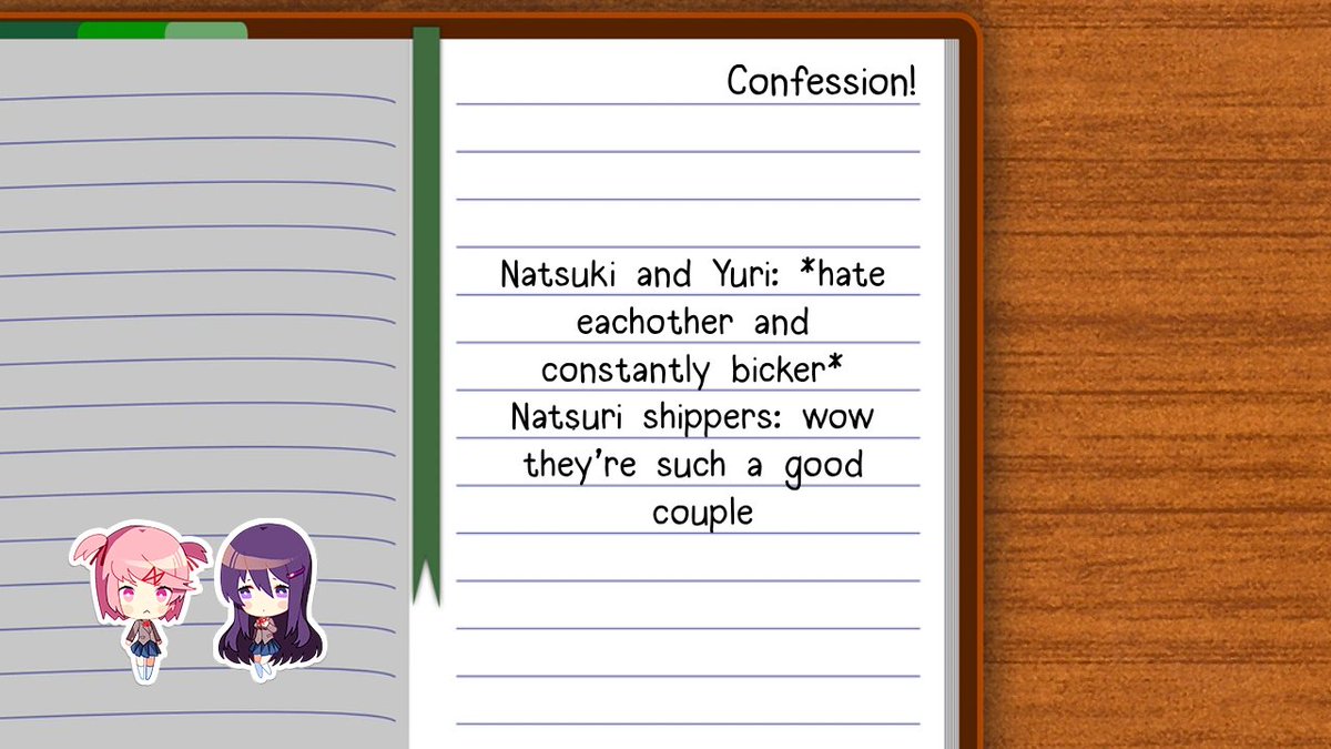 Doki Doki Literature Club Confessions tweet media