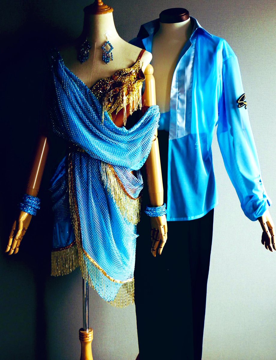 sagiri_yuko's tweet image. 🧝🏼‍♀️✨Aegean Gold✨🧝🏼‍♀️
#gold
#blue
#metallic
#costume
#dance
#dress
#latindress 
#latindance
#pairdance
#couture_de_sagiri
