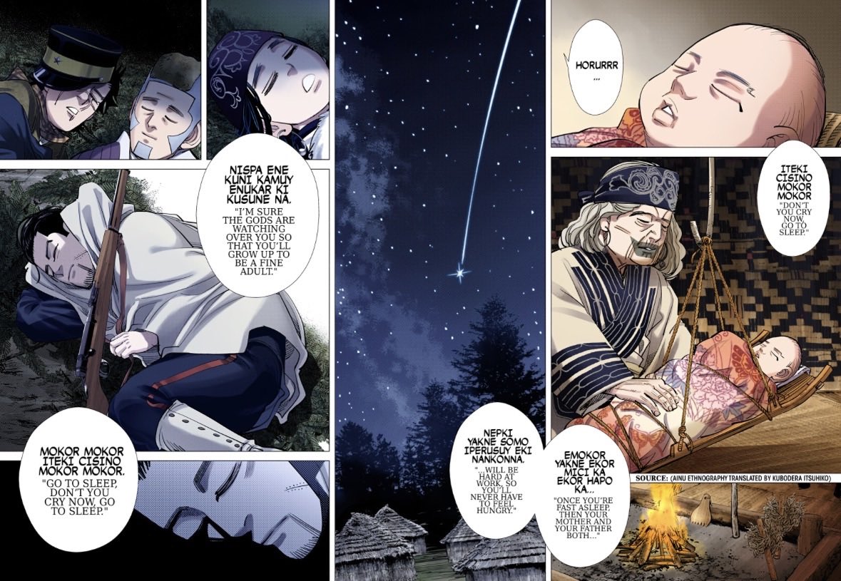 daily golden kamuy panel | MAJOR SPOILERS FOR GK tweet media