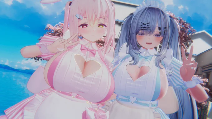 まよかたさんとFrostMaidお揃い!