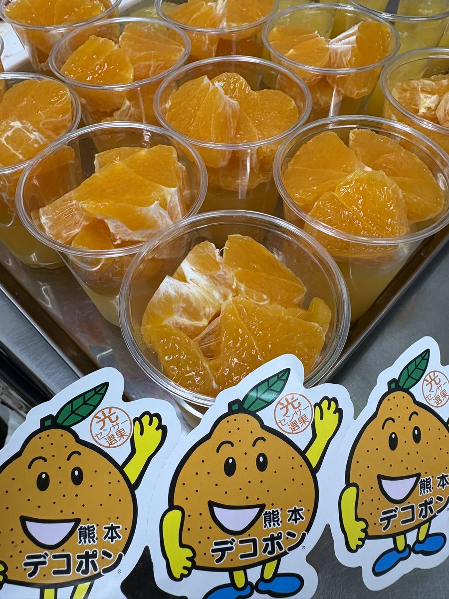mindhoriedeli's tweet photo. 本日のイチオシ!
お砂糖不器用甘夏ゼリーデコポン乗せ! https://t.co/AV68wHlSdl