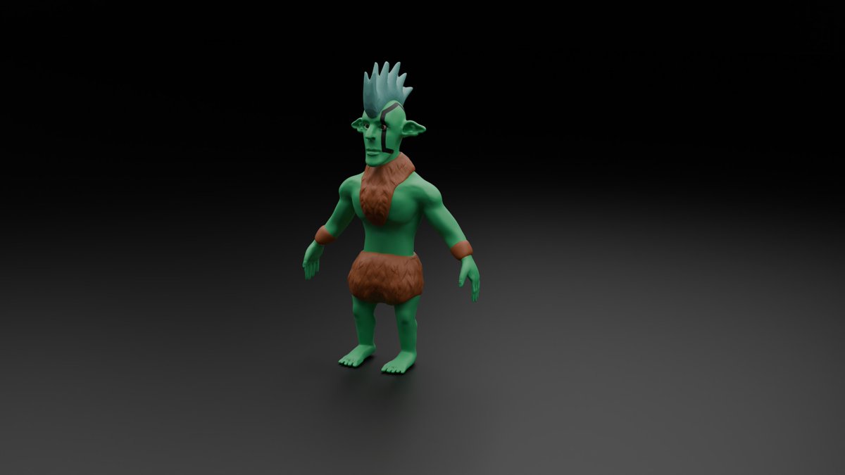 evancordova42's tweet image. Random practice Troll character #Blender3D #Blender #BlenderArt #3DArt #3DArtist #3DModeling #Art #3dsculpt #character #sculpt