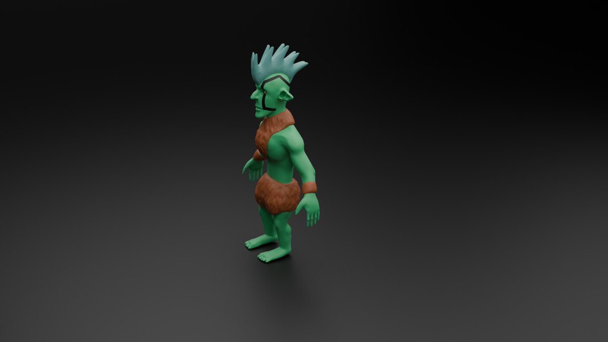 evancordova42's tweet image. Random practice Troll character #Blender3D #Blender #BlenderArt #3DArt #3DArtist #3DModeling #Art #3dsculpt #character #sculpt