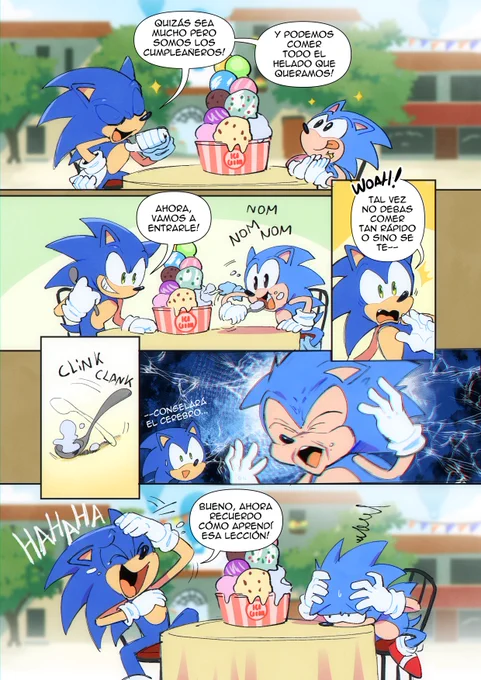 Cerebro congelado! 
Este solo estaba en español en Instagram 😆 aquí lo pongo aprovechando el impulso! 

#sonic #sonicthehedgehog 
