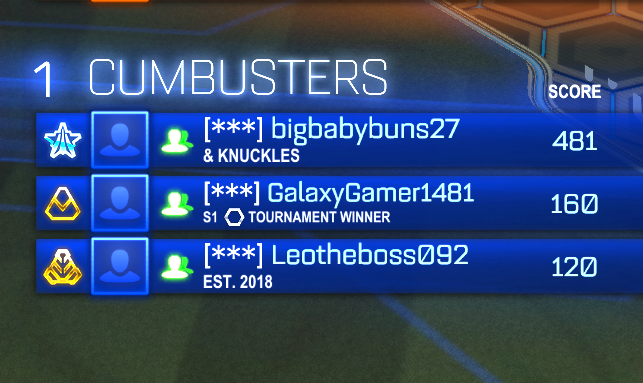 mrbornslippy's tweet photo. Nice game you've got there @TimSweeneyEpic @RL_Support  @RLEsports --- when are you going to clean this up?  I know I can turn chat off, but is that the point? https://t.co/8aBdLXyQ6H
