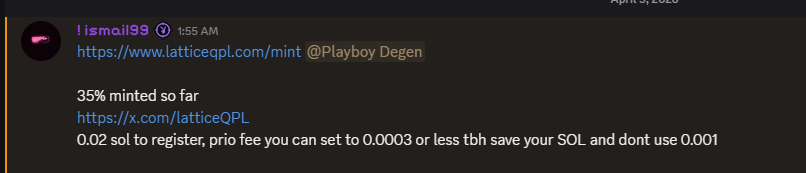 Called Lattice early in <a href="/PlaymakerDAO/">Playmakers</a> and <a href="/Crypto_Whiz1/">CryptoWhiz</a> 💎

Easy x3 🚀

Still holding 1M $LATTICE 👀

More alpha soon