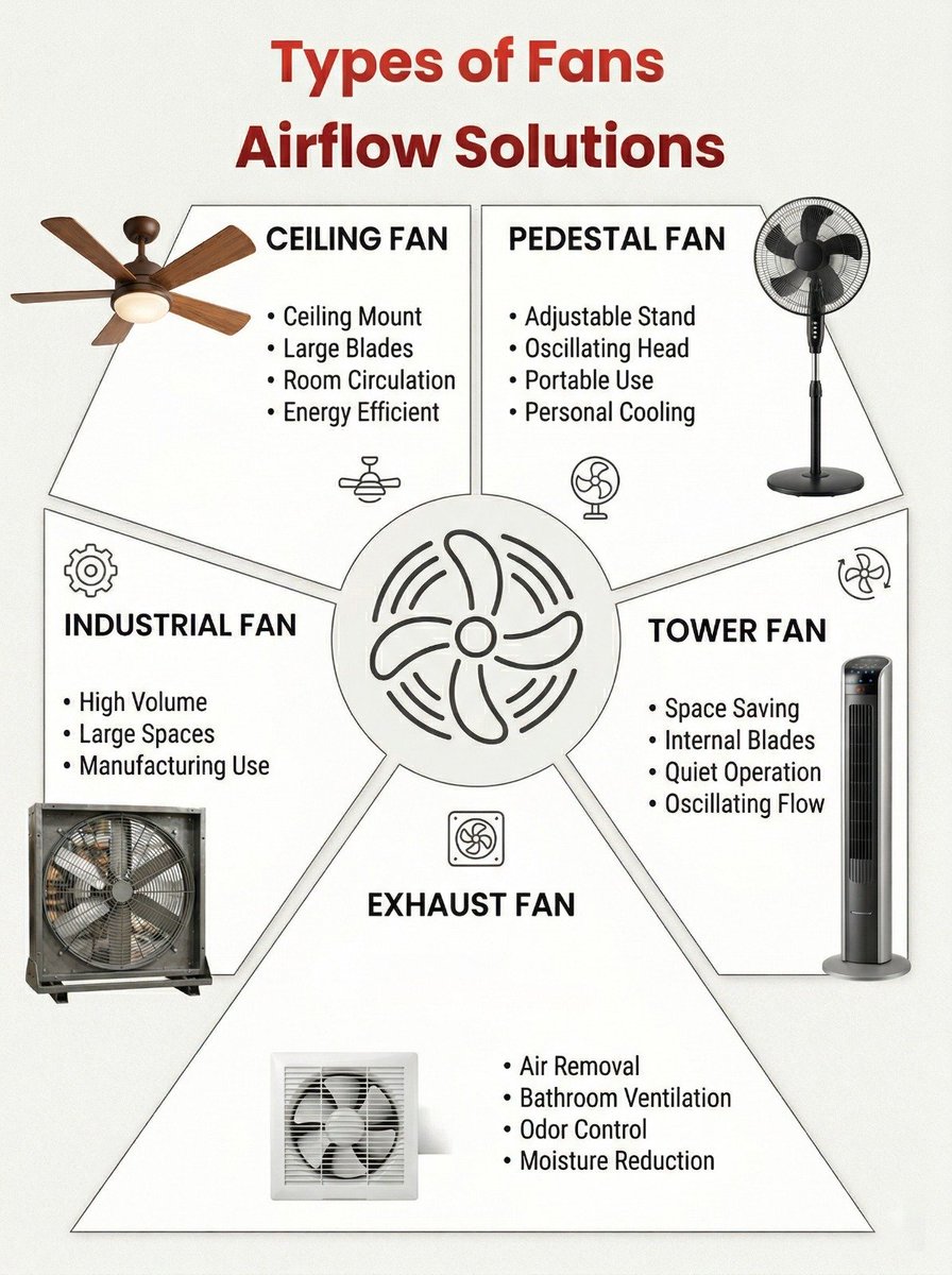 Types of fans