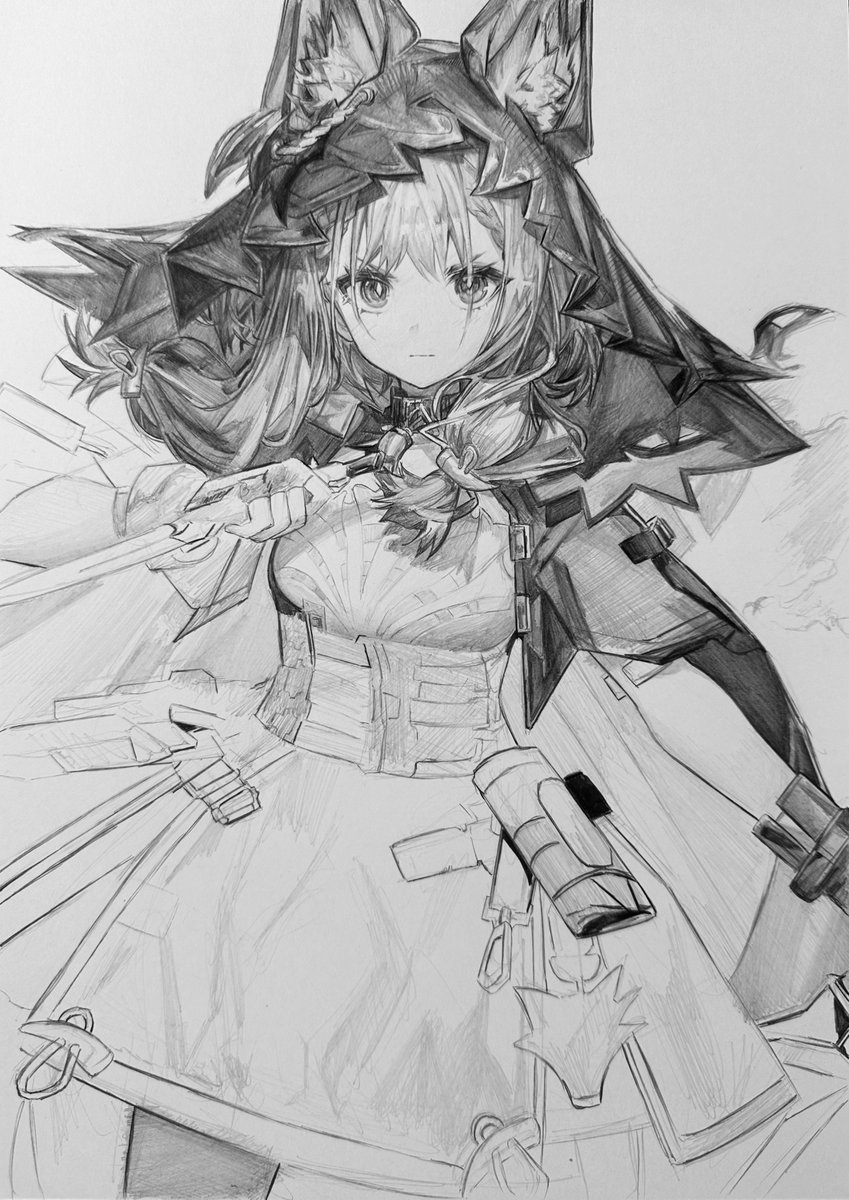 鉛筆模写 process / ~70%