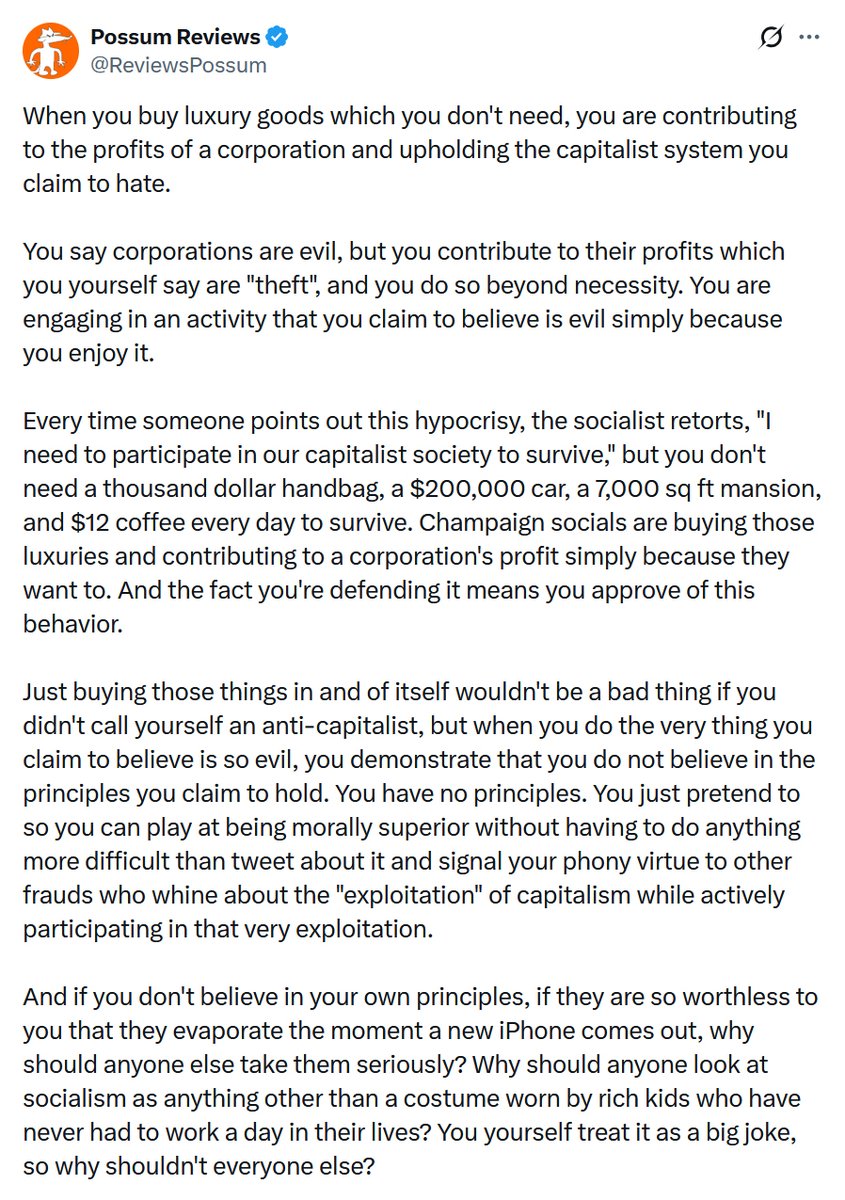 Possum Reviews tweet media