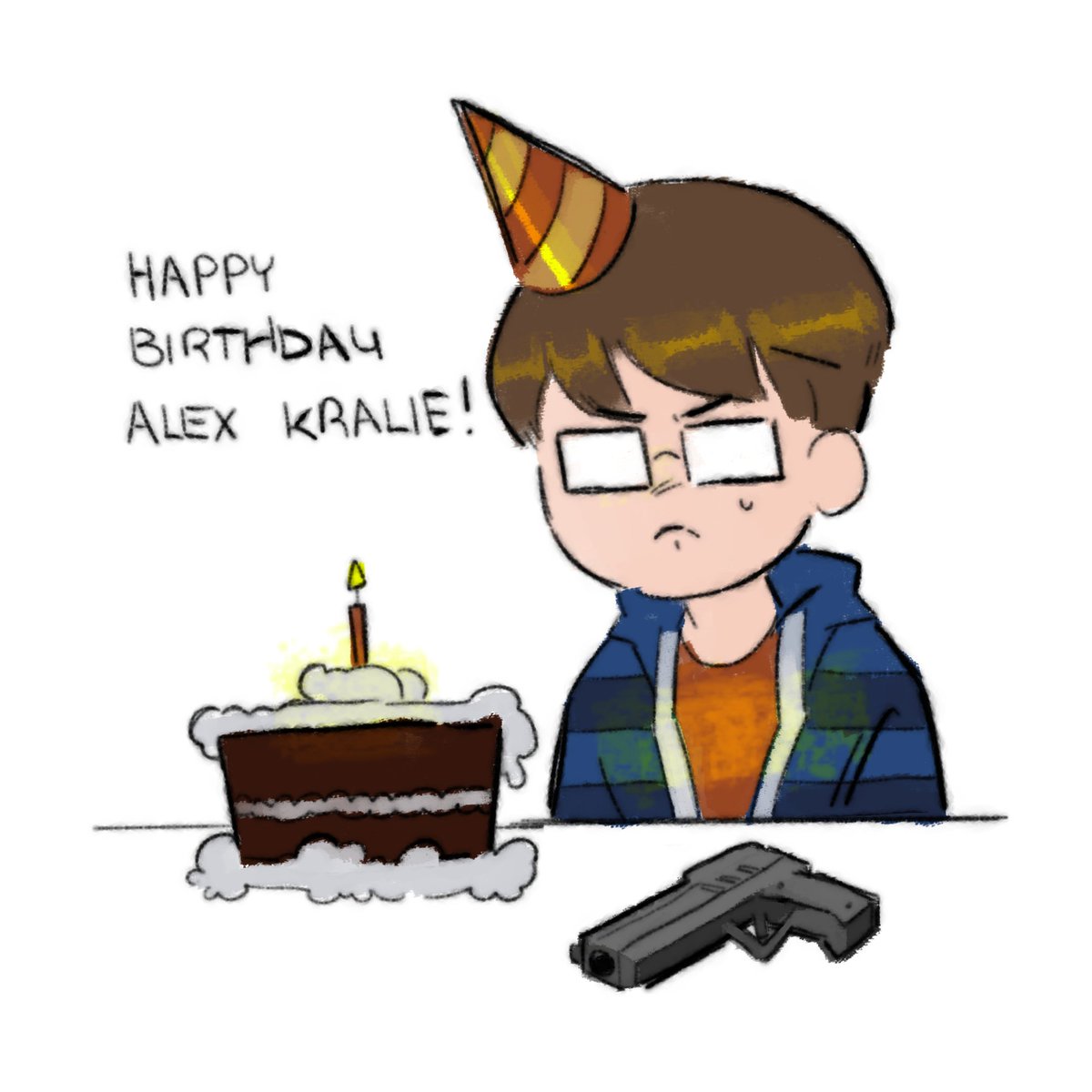 I'm a little late, but take the cake, Kralie.
#MarbleHornets #Slenderverse #AlexKralie