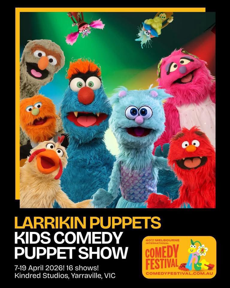 RealBrettHansen's tweet photo. @itsNaysChan Not sure if you’re still on this platform but we are down here in Melbourne performing 16 puppet shows at the Melbourne International Comedy Festival (7-19 April) with first 2 shows this Tuesday! Hope you can come, or let any families know about it: 

https://t.co/Cm8l6mwkKL https://t.co/7EPwThIzhm