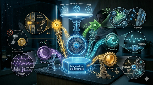 NutriStackLab's tweet image. Doble effekten av magnesium! 🚀🧬

Magnesium alene er ikke nok. Lær hvordan B6, Teanin og Glysin skaper den ultimate "Nordic Protocol" for 200% opptak og dypere søvn.

Se hele stabelen her: 👇 nutristacklab.com/2026/03/magnes…
#Magnesium #Helse #Søvn #Fokus #Norge