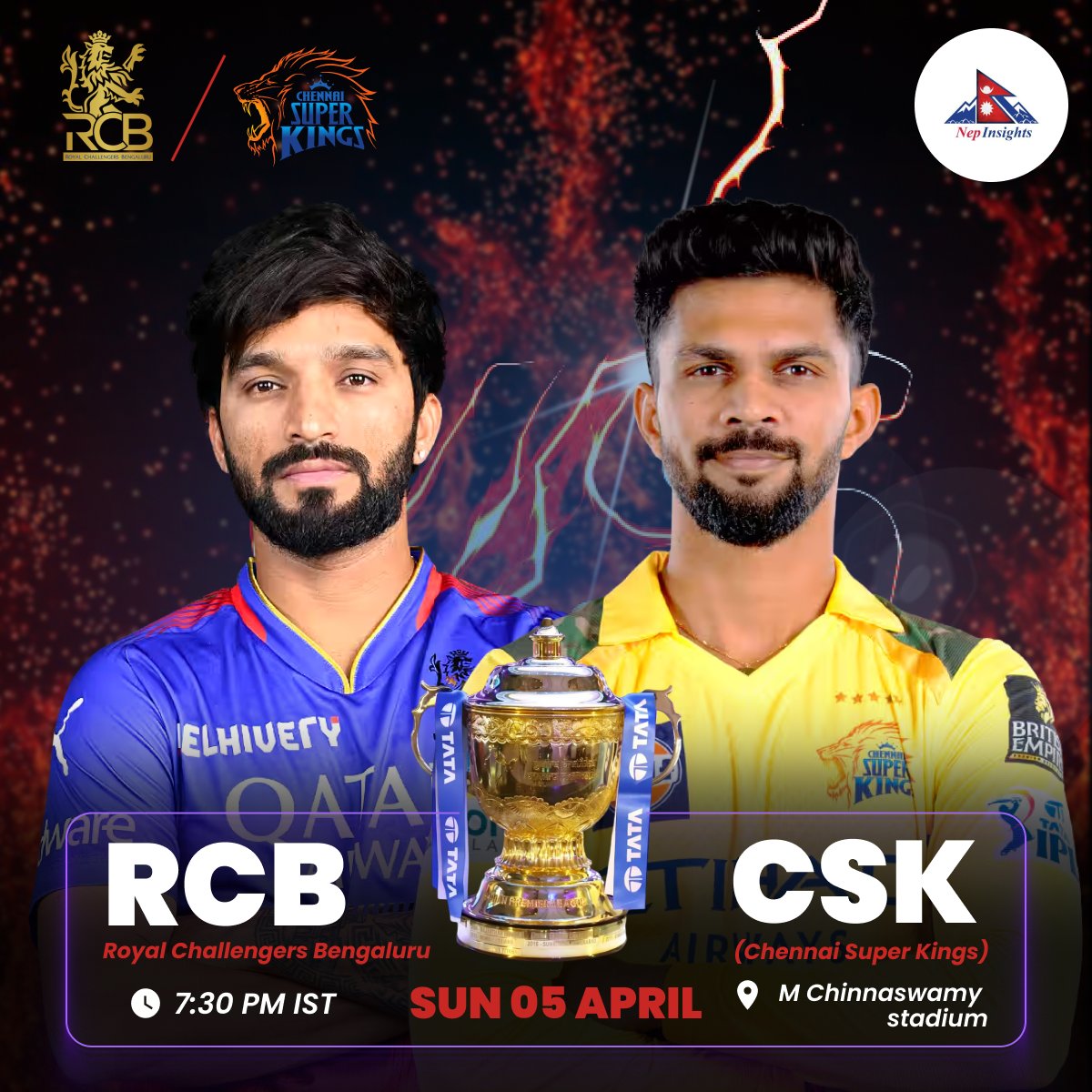 nepinsights's tweet photo. 🚨 DOUBLE MATCH DAY = DOUBLE POINTS! 🚨

It’s not just one… it’s TWO IPL clashes today! 🏏🔥

💥 Predict both games
📈 Earn DOUBLE points in a single day

👉 Predict now: https://t.co/g2JhCe8hpX

#IPL2026 #DoubleHeader #PredictNow #WinRewards #GameOn https://t.co/kK6lrVX2zb