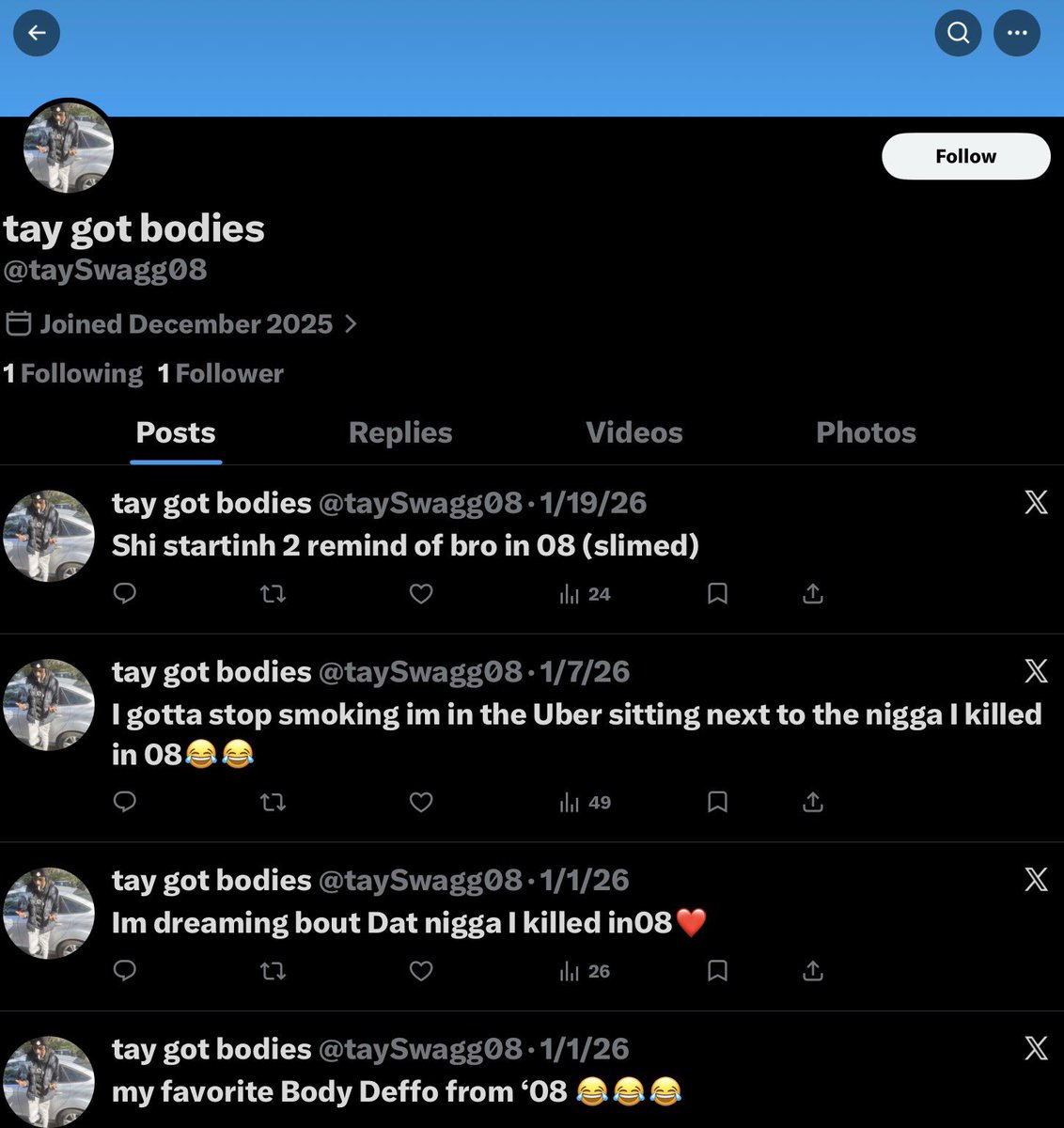 f6unke's tweet photo. Guys i think he killed a guy in 08 https://t.co/ml7PZMQ1ai