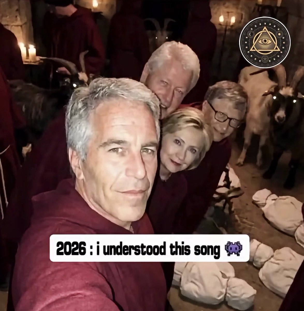 StackerOfXRP's tweet photo. @BillClinton Yeah that’s why Americans can’t wait to see you executed by a firing squad or hung televised and publicly for your role and part in Child sacrificing you Goyim Baal/Baphomet satanist there’s no more hiding for the Clintons the dirt is calling your bloodlines names https://t.co/Fc1cKeyd4y