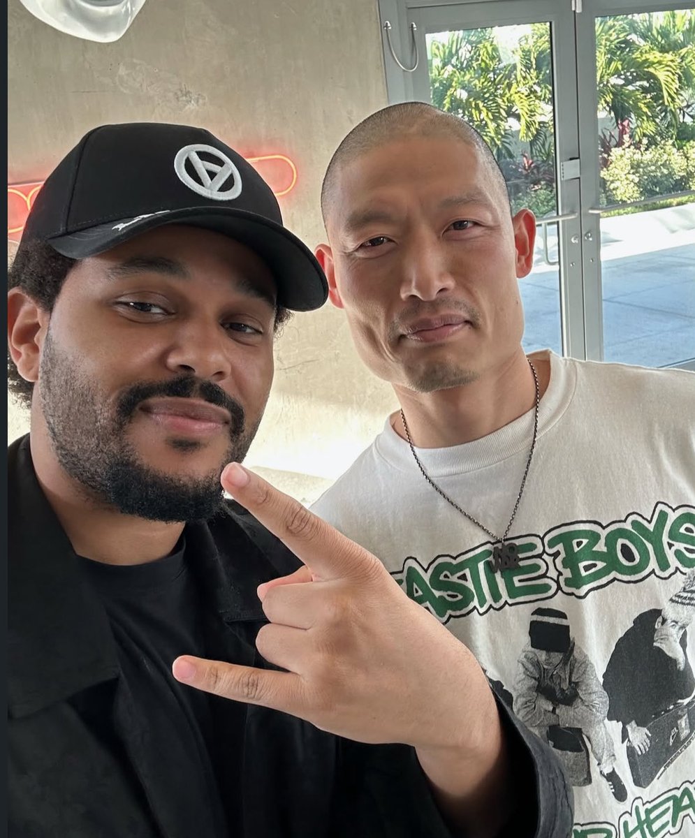 The WeekndとYousuke Yukimatsu(行松陽介)