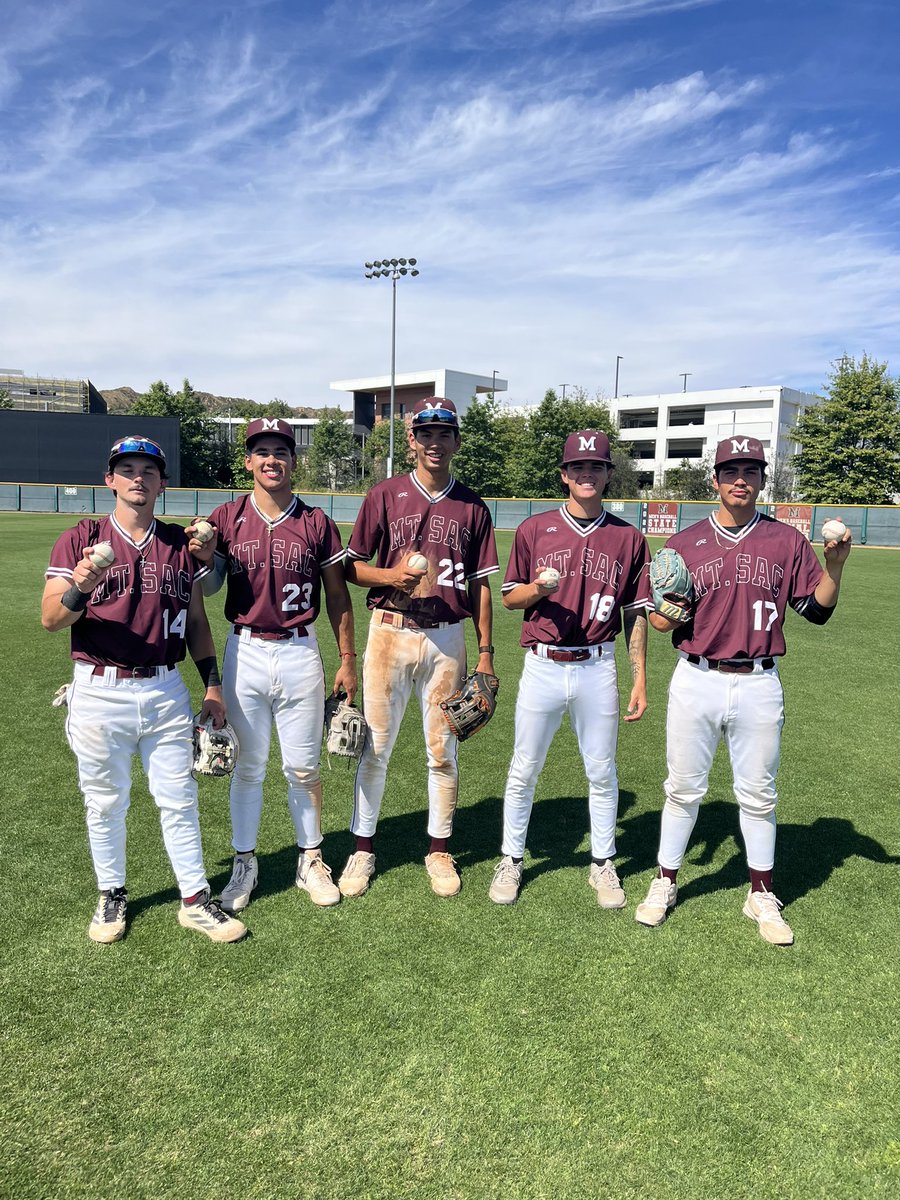 MtSAC_Baseball's tweet photo. MOUNTIES roll 3-2 over PCC to complete the 🧹! @lionheart solid start @meanjuan dominates backend as usual 4 the W! @PrimantoTyler stays hot 3 screamin mimis @froyserna15 late inning Magic @Frankiebrazil75 takes us home game winner! @MtSAC_athletics @MtSAC_Baseball #dominatelate https://t.co/wXbHn7UmzD